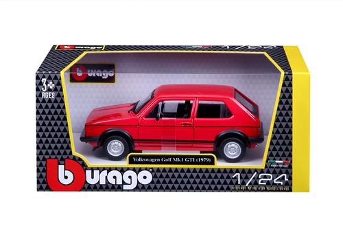 Bburago -1/24 Golf GTI MK1 1979 Voiture, 18-21089, Couleur Assortie
