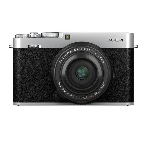 Appareil photo Hybride Fujifilm X-E4 Argent + Objectif XF 27mm f/2.8 R WR PH