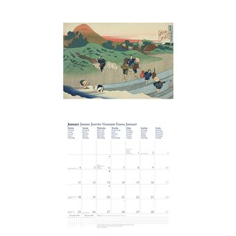 Calendrier TeNeues Hokusai 2021 30 x 30 cm