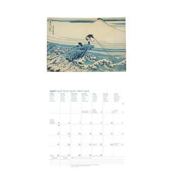 Calendrier TeNeues Hokusai 2021 30 x 30 cm