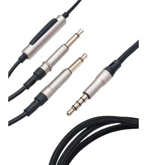 Câble asymétrique Meze audio 99 Classics mono avec microphone et télécommande 1 2 et