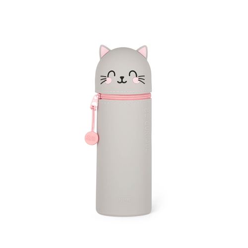 Trousse Legami Kitty Kawaii Gris