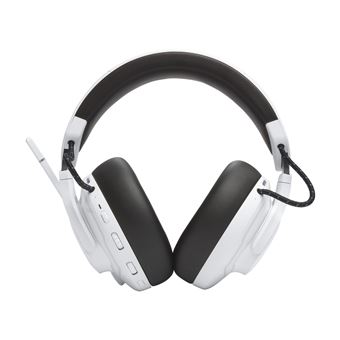 Casque gaming pour PS sans fil Bluetooth JBL Quantum 910 P avec réduction de bruit active Blanc et Bleu