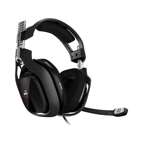 ASTRO A40 TR - For Xbox One - koptelefoon - over oor - met bekabeling - 3,5 mm-stekker - zwart, rood