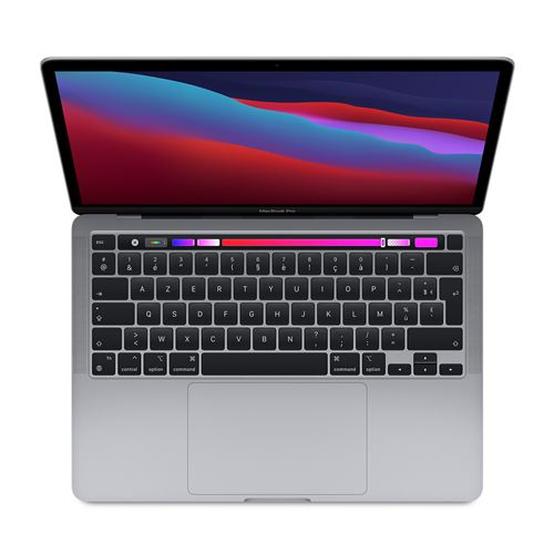 Apple MacBook Pro 13" 512 Go SSD 8 Go RAM Puce M1 CPU 8 cœurs GPU 8 cœurs Gris sidéral 2020 Reconditionné Grade A Lagoona