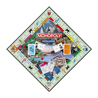 Puzzle 1000 pièces Winning Moves Monopoly Normandie