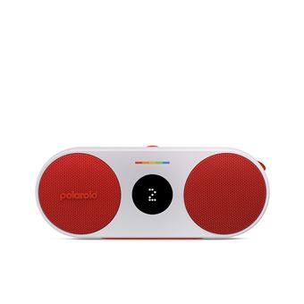 Enceinte sans fil Bluetooth Polaroid Music Player 2 Rouge et blanc