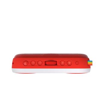 Enceinte sans fil Bluetooth Polaroid Music Player 2 Rouge et blanc