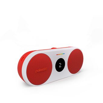 Enceinte sans fil Bluetooth Polaroid Music Player 2 Rouge et blanc