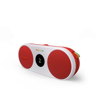 Enceinte sans fil Bluetooth Polaroid Music Player 2 Rouge et blanc