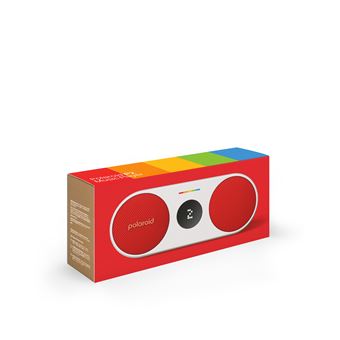 Enceinte sans fil Bluetooth Polaroid Music Player 2 Rouge et blanc