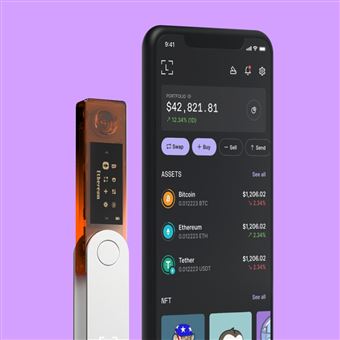 Cryptowallet Ledger Nano X Orange ardent