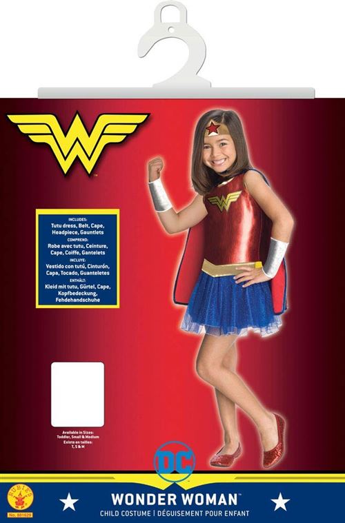 Déguisement Wonder Woman Enfant 5/6 Ans Jaune I-881629m 5/6 ANS - Coloris : Jaune - I-881629M