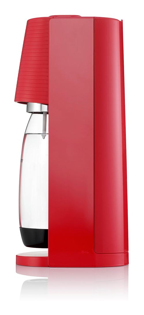 Machine à soda Sodastream TERRA Rouge - avec 1 bouteille nomade 1L    - Shopping et Courses en ligne, livrés à domicile ou au bureau,  7j/7 à la Réunion