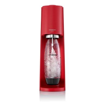 Pack Machine à soda et eau gazeuse Sodastream Terra Rouge avec 1 cylindre