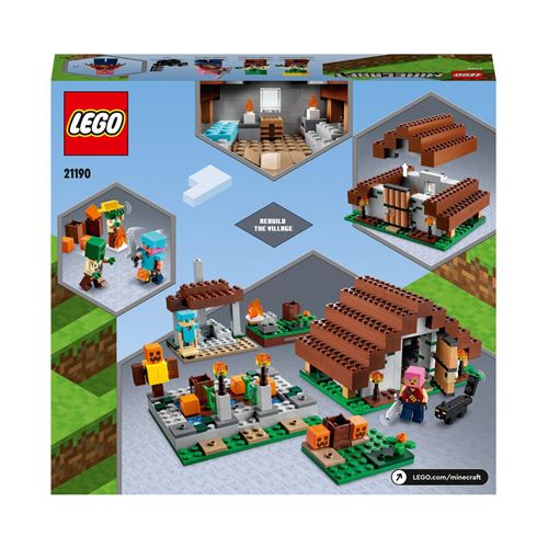 Soldes LEGO Minecraft - Le village abandonné (21190) 2024 au meilleur prix  sur