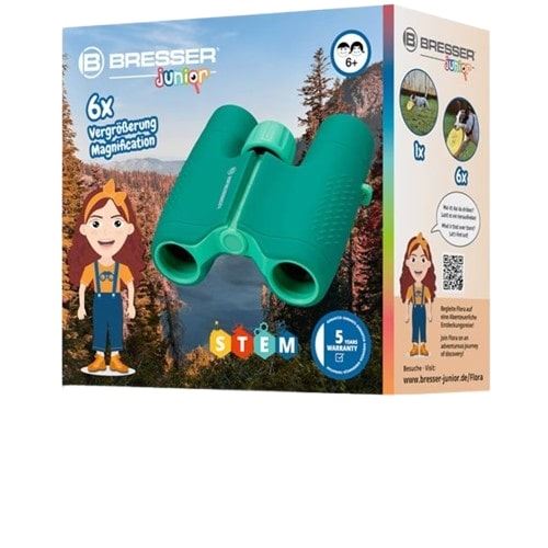 Jumelles pour enfants robustes BRESSER JUNIOR ergonomiques agrandissement 6x