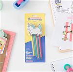 Set 6 crayons avec gomme Licorne Mr. Wonderful