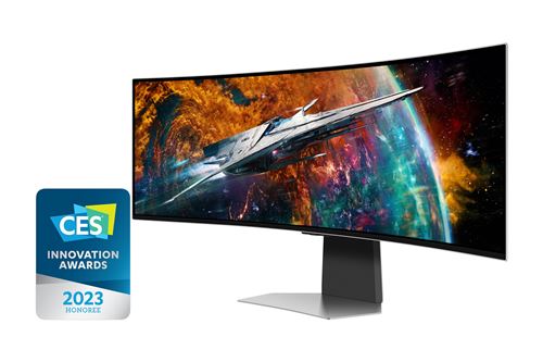 Ecran PC Gaming Samsung Odyssey G9 LS49CG950SUXEN 49 Incurvé OLED QHD  Argent et noir - Ecrans PC - Achat & prix