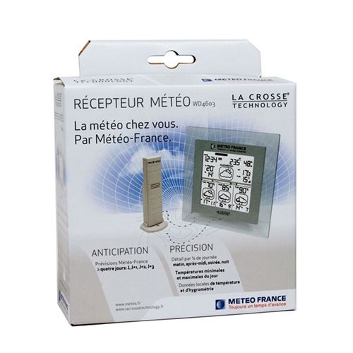 Station Météo WiFi La Crosse Technology LW3101 - Prévisions 3 Jours - Noir - Neuf