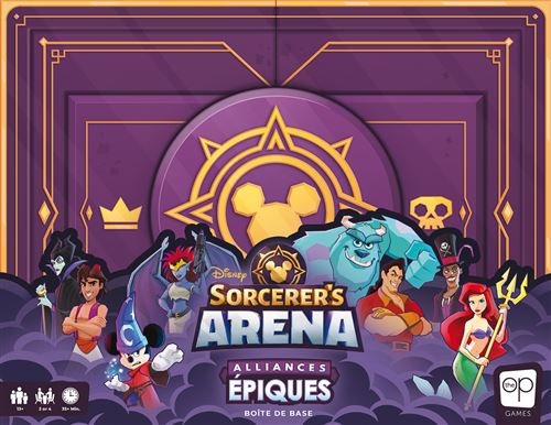 Jeu de stratégie Asmodee Disney Sorcerer’s Arena Alliances Epiques État correct -  reconditionné disponible sur Fnac