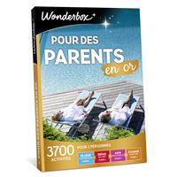 Coffret cadeau Wonderbox Pour des parents en or