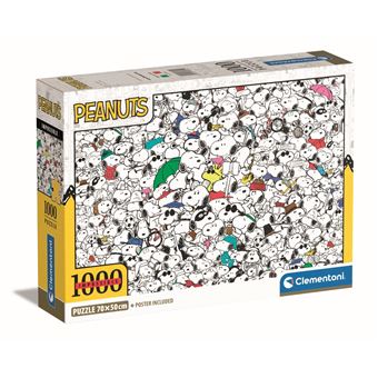 Compact 1000 pieces - Impossible Snoopy - 1
