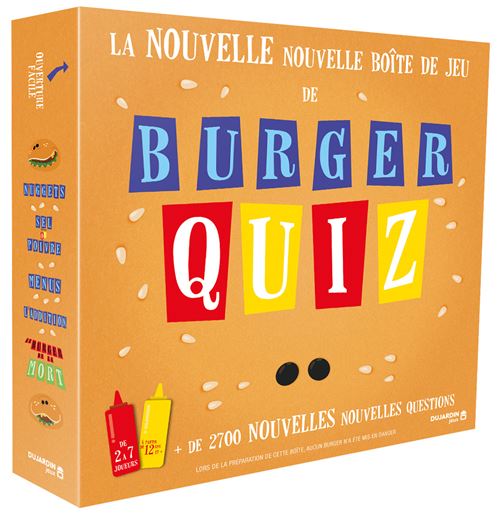 Boite de Jeu d’ambiance Dujardin Burger Quiz