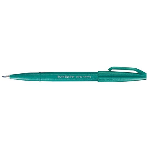Pentel Arts Brush Sign Pen SES15C-D3X, Feutre pinceau, Vert turquoise