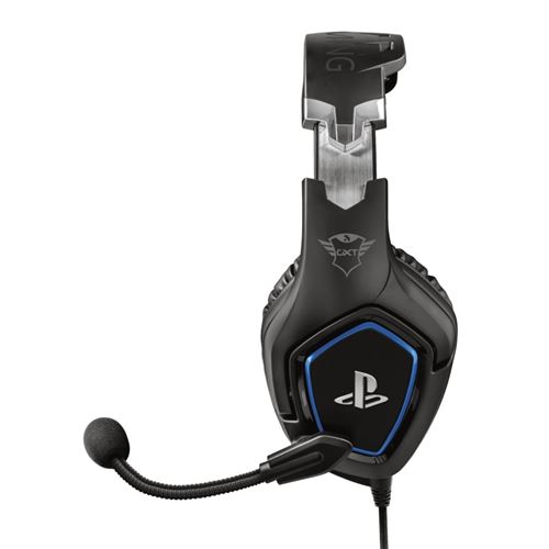 Trust Gaming Gxt 4 Forze G Casque Ps4 Avec Micro Gamer Pour Console Playstation 4 Slim Et Pro Gris