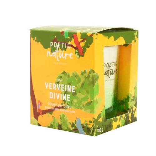 Bougie Poetic Nature verveine divine 180g