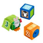 Fisher-Price blocs Stapel & Ontdekorange/bleu/vert en 3 parties