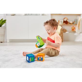 Fisher-Price Cache-cache surprise, jouet d'éveil pour bébé avec éléments sur le thème de la forêt, 9 mois et plus, GJW24