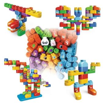 Jeu de construction Bla Bla Blocks Baril 80 Blocs Vtech
