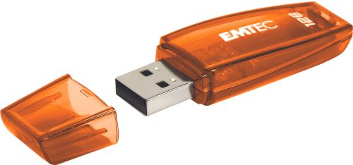 Clé USB 2.0 Emtec C410 128 Go Orange - Clé USB