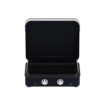Plancha à gaz Eno Enosign 65 4800 W Bleu avec capot de protection inclus