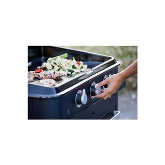 Plancha à gaz Eno Enosign 65 4800 W Bleu avec capot de protection inclus