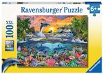 Puzzle enfant 100 pièces XXL Ravensburger Paradis Tropical