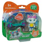 Figurine Milady 44 Chats Smoby Furry Fellows