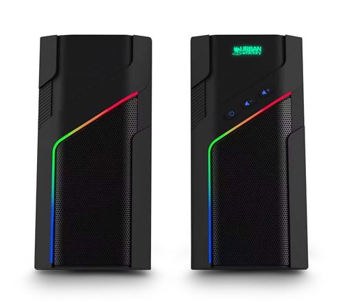 Haut-Parleurs Stéréo URBAN FACTORY Boomee BTS10UF – 10W, Bluetooth 5.0, USB Alimenté