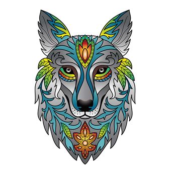 Puzzle Gigamic Rainbowooden Loup 180 pièces