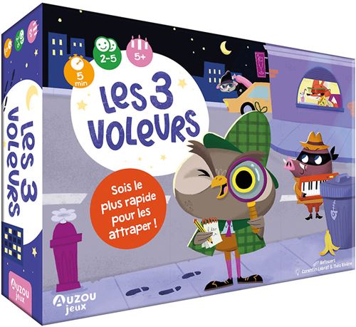 Jeu De Cartes Auzou Les 3 Voleurs