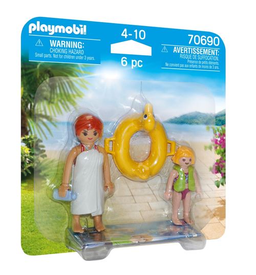 Playmobil Duo 70690 Baigneurs du parc aquatique
