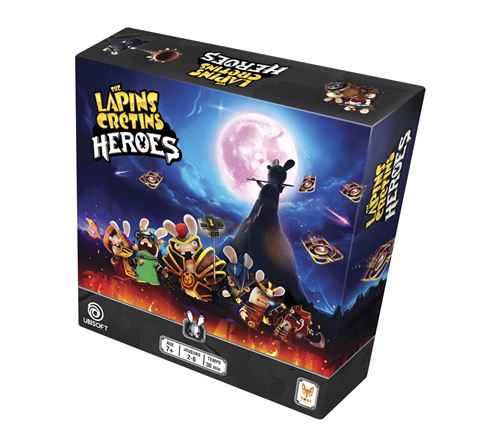 Jeu de cartes Topigames Les lapins crétins Heroes