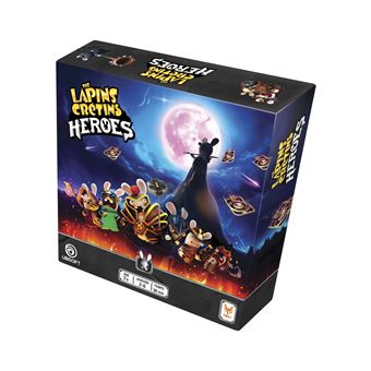 Jeu de cartes Topigames Les lapins crétins Heroes