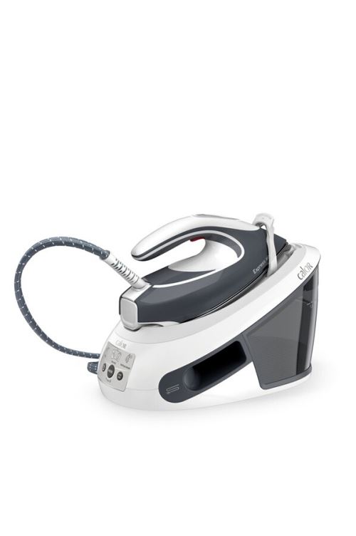 Calor Express Airglide SV8020C0 - Centrale vapeur avec fermeture automatique - semelle : Durilium Airglide - blanc/gris
