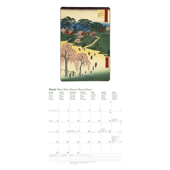 Calendrier TeNeues Hiroshige 2021 30 x 30 cm