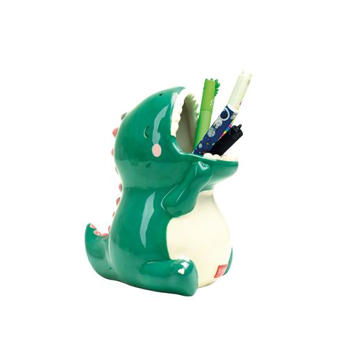 Pot à crayon en céramique Legami En forme de dinosaure Desk Friends