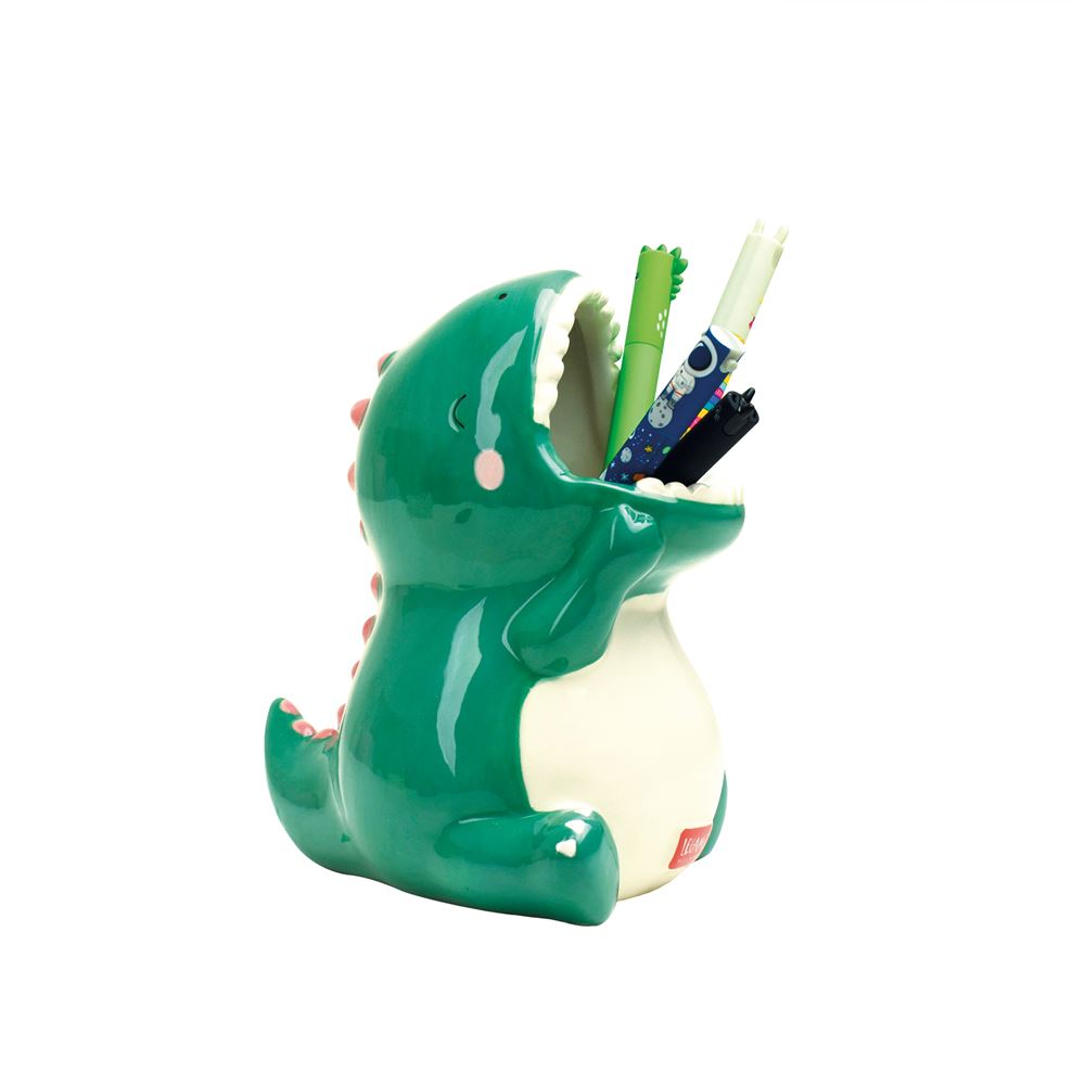 Pot Crayon En C Ramique Legami En Forme De Dinosaure Desk Friends