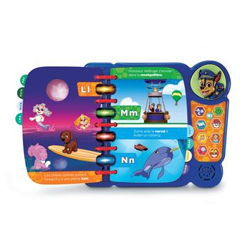 VTech MagiBook Pat’ Patrouille – Pars En Mission Avec Chase – Livre Interactif Éducatif 4-7 Ans – Français